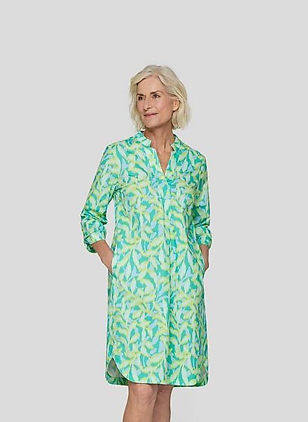 Rabe Midikleid Rabe Blusenkleid mit lebendigem Allover-Print und V-Ausschni günstig online kaufen
