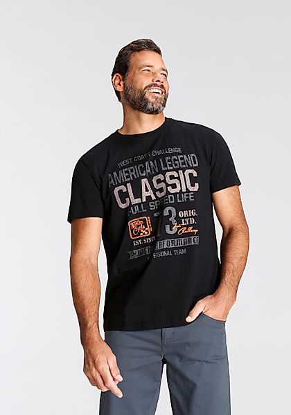 Arizona T-Shirt Kurzarm, unifarben, Rundhals, aus günstig online kaufen