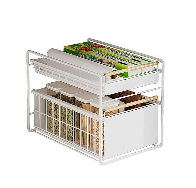 GarveeMore Küchenorganizer-Set Kohlenstoffstahl Küche Kabinett Ausziehbarer günstig online kaufen