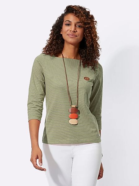 Casual Looks 3/4-Arm-Shirt "Ringelshirt" 1 Stk. tlg. günstig online kaufen