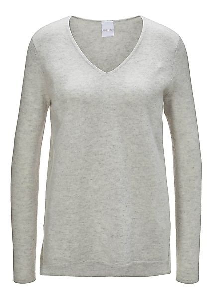 MADELEINE Strickpullover Kaschmirpullover mit V-Ausschnitt günstig online kaufen