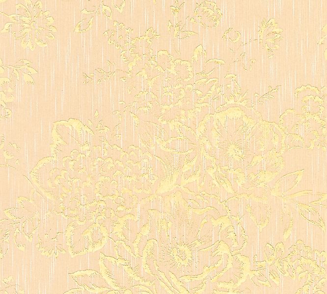 Architects Paper Textiltapete "Metallic Silk" floral  glänzend  matt samtig günstig online kaufen