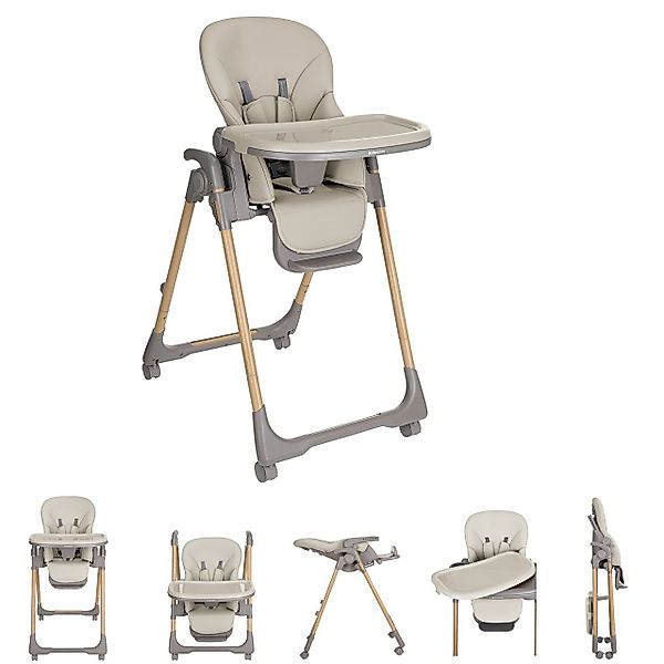 Kikkaboo Kombihochstuhl Kinderhochstuhl Olive Räder, mit günstig online kaufen