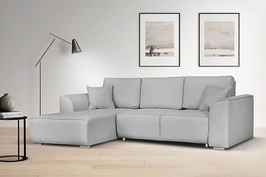 INOSIGN Ecksofa »BEATRICE optionale Schlafsofa mit Bettkasten, B/T/H: 265/1 günstig online kaufen