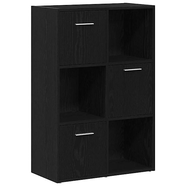 vidaXL Bücherregal/Raumteiler Schwarze Eiche 60,5x30x90cm Holzwerkstoff 862 günstig online kaufen