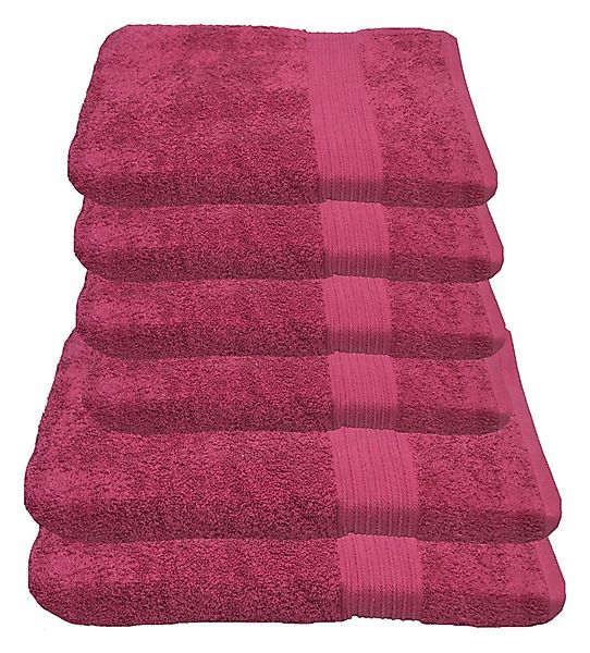 Julie Julsen Handtücher 6-Handtücher-Pink, Baumwolle (6-St) günstig online kaufen