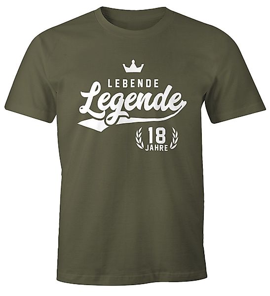 MoonWorks Print-Shirt Herren T-Shirt Lebende Legende günstig online kaufen