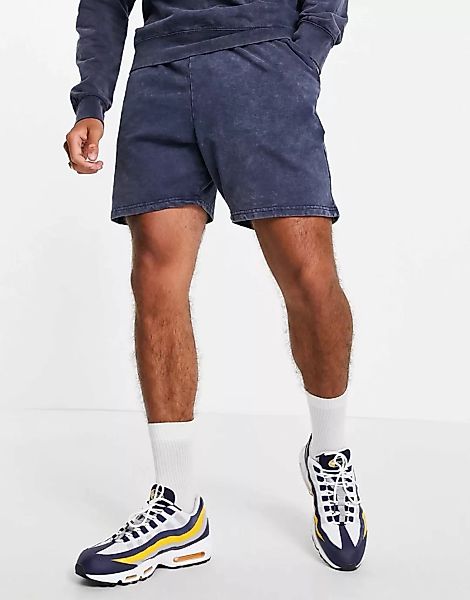 New Look – Shorts in verwaschenem Blau, Kombiteil günstig online kaufen