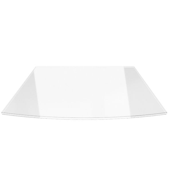ECOfoxx Funkenschutzplatte Glasbodenplatte Segmentbogen 120x130cm günstig online kaufen