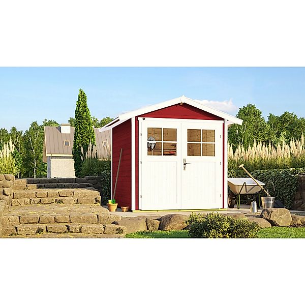 weka Gartenhaus 224 Gr.1, schwedenrot, 21 mm, DT günstig online kaufen