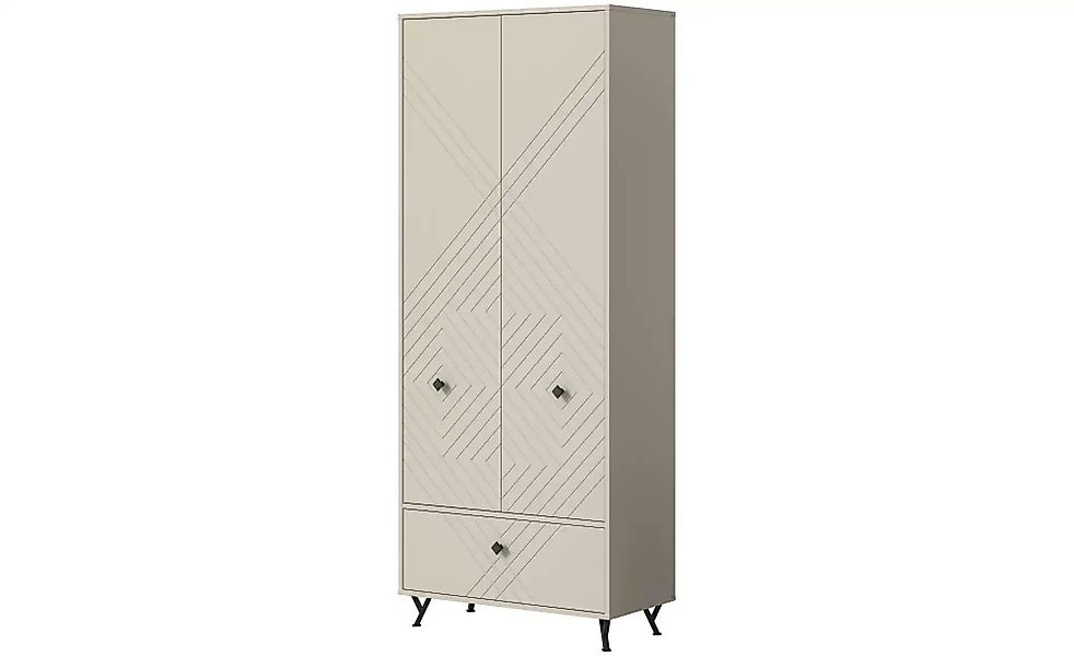 Garderobenschrank  Notes ¦ beige ¦ Maße (cm): B: 80 H: 190 T: 35.0 Schränke günstig online kaufen