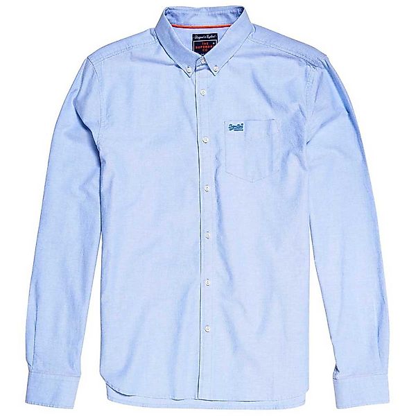 Superdry Classic University Langarm-shirt M Classic Blue Chambray günstig online kaufen
