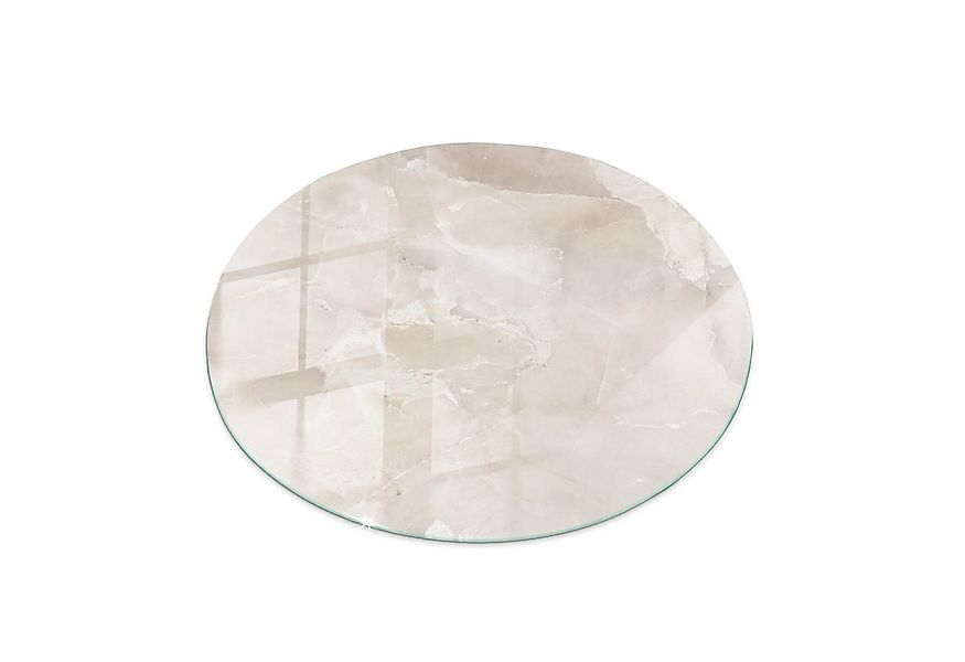 Tulup Tischplatte Glasplatte für Couchtisch Marmor-Texturmuster Glas Tischp günstig online kaufen