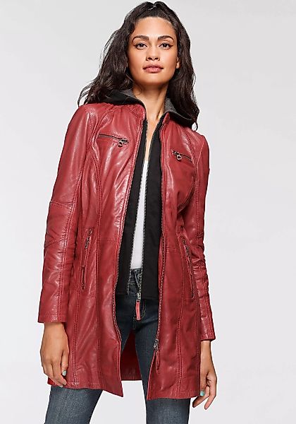 Mauritius Ledermantel "Bente", 2-in-1-Lederjacke mit abnehmbarem Kapuzen-In günstig online kaufen