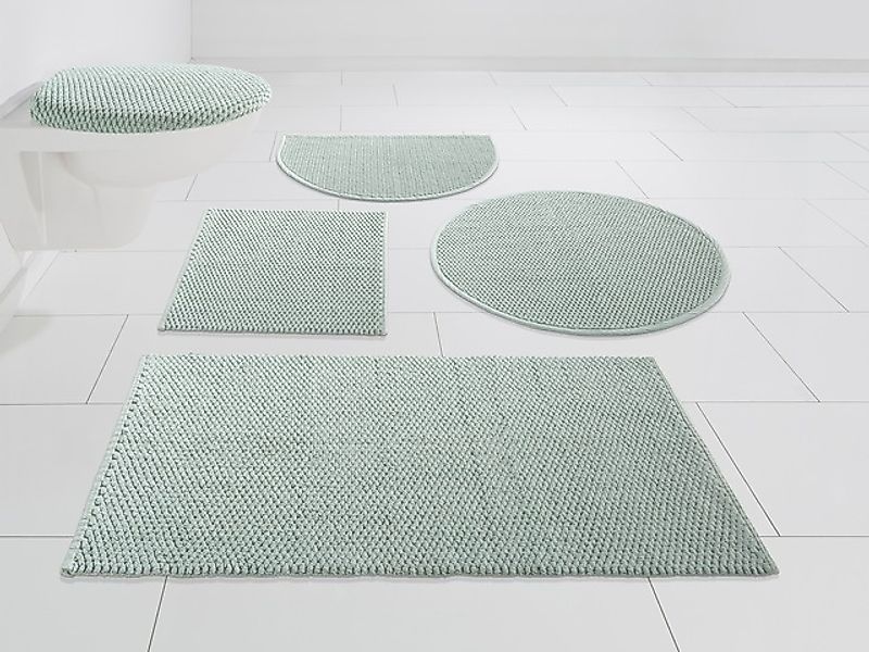 my home Badematte »Dalia, Badvorleger, Badezimmer Teppich«, fußbodenheizung günstig online kaufen