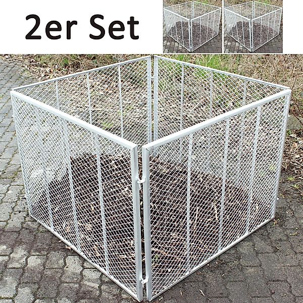 TRUTZHOLM Komposter 100x100x80 cm Metallkomposter aus günstig online kaufen