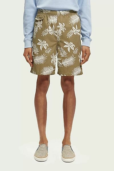 Scotch and Soda Short Druck Dunkelgrün - Größe XL günstig online kaufen