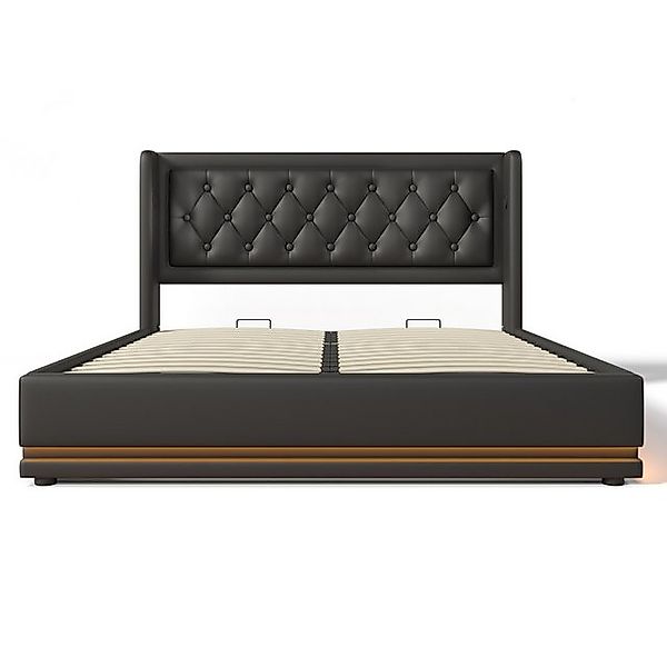 Gotagee Polsterbett Doppelbett 140 x 200 cm Jugendbett Multifunktionsbett M günstig online kaufen