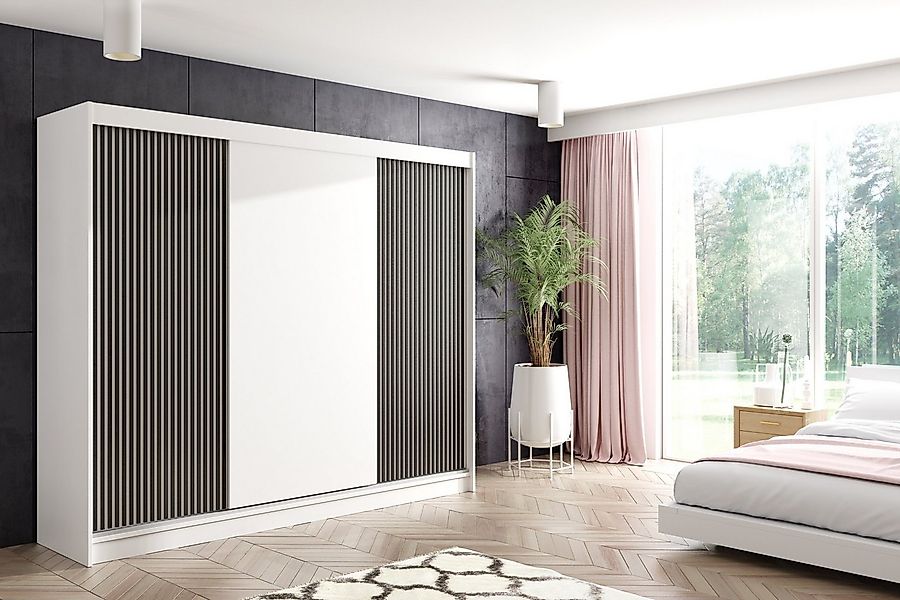 ALTDECOR Schiebetürenschrank VILAN (Kleiderschrank Garderobenschrank mit vi günstig online kaufen