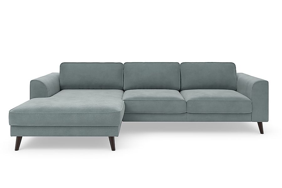 TRENDMANUFAKTUR Ecksofa "Lumber Jack, elegantes Designsofa, zeitlos modern, günstig online kaufen