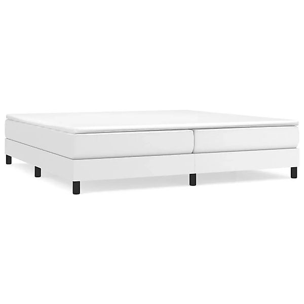 vidaXL Boxspringbett Weiß 200x200 cm Kunstleder1371154 günstig online kaufen