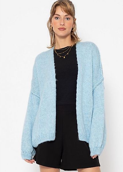 SASSYCLASSY Cardigan Offen fallende Strickjacke Damen Lässiger Cardigan Dam günstig online kaufen