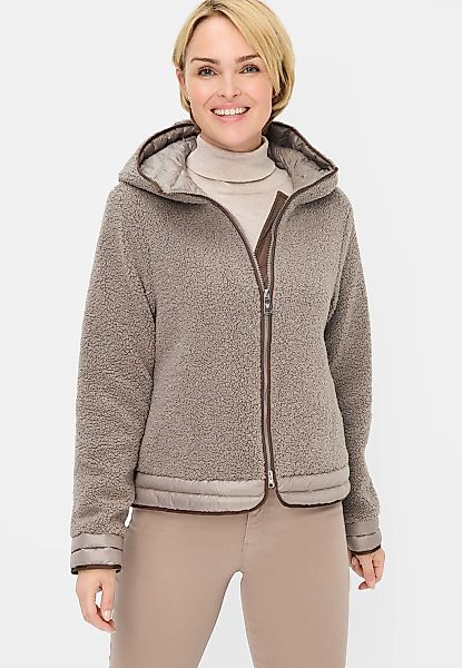 Fuchs Schmitt Plüschjacke "Plüschjacke", mit Kapuze, Mit Rundhalsausschnitt günstig online kaufen