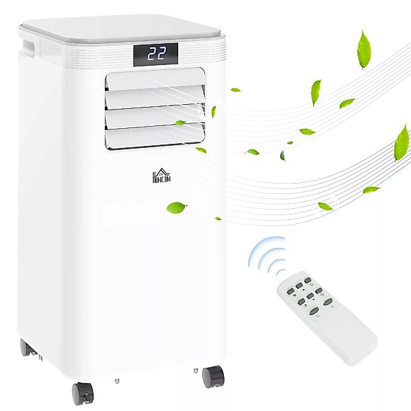 HOMCOM Mobile Klimaanlage 4-in-1 Klimagerät 24h Timer mit Fernbedienung Nut günstig online kaufen