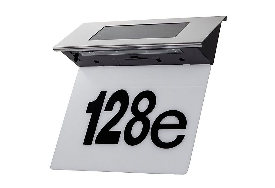 Maclean Hausnummer MCE423, Solar Hausnummernleuchte 17x13cm mit LED Beleuch günstig online kaufen