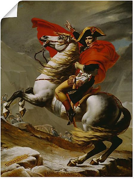 Artland Wandbild "Napoleon bei der Überquerung der Alpen.", Menschen, (1 St günstig online kaufen