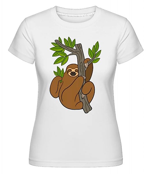 Faultier Am Baum · Shirtinator Frauen T-Shirt günstig online kaufen