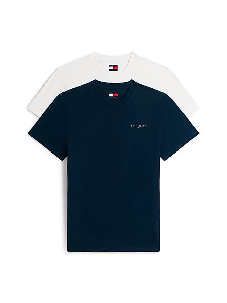 Tommy Jeans T-Shirt "TJM SLIM FIT LINEAR 2PACK" Packung, 2 Stk. tlg. günstig online kaufen