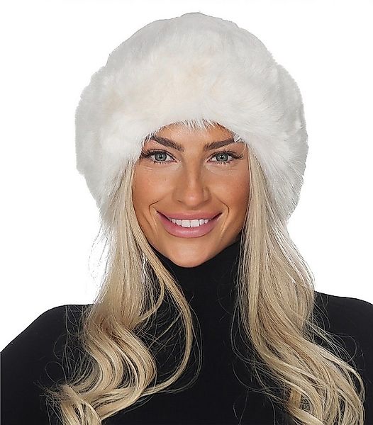 simaranda Fellimitatmützen Damen Mütze 601 Beige günstig online kaufen