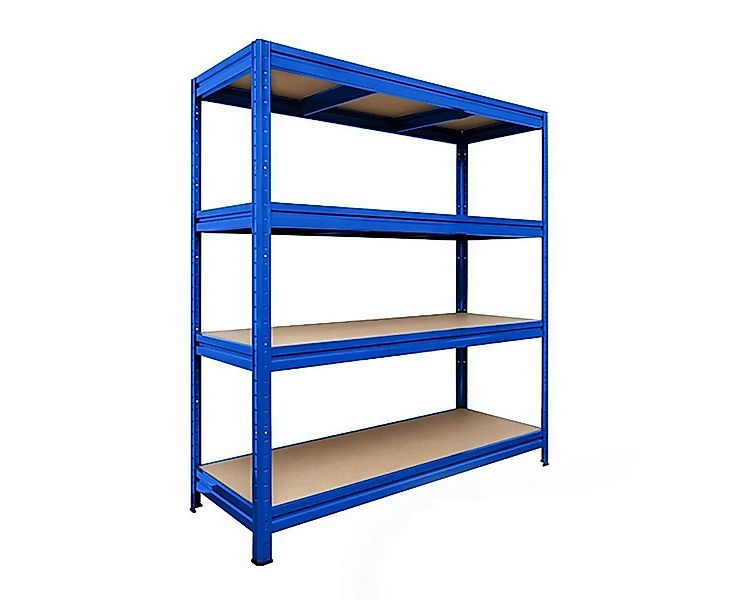 Karat Schwerlastregal Weitspannregal Blau, 7 Größen, 4 stabile Böden, 1200 günstig online kaufen