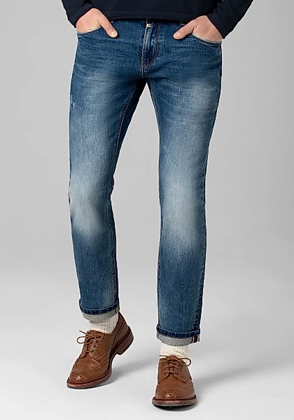 TIMEZONE Herren Jeans ScottTZ - Slim Fit - Blau - Light Heritage Wash günstig online kaufen