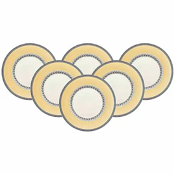 Villeroy & Boch Frühstücksteller »Frühstücksteller Audun Fleur ø 21,6 cm 6e günstig online kaufen