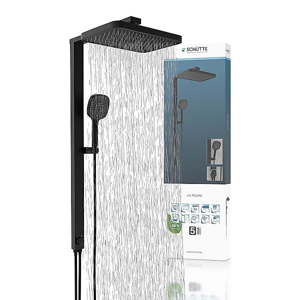 Schütte Brausegarnitur "LA PALMA", (Komplett-Set), Regendusche, mit Antikal günstig online kaufen