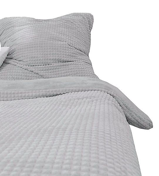 Leonado Vicenti Bettwäsche Teddyplüsch Diamant-Optik, Fleece, 2 teilig, bes günstig online kaufen