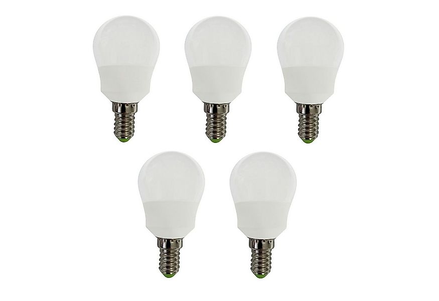 Provance LED-Leuchtmittel 5 x LED Glühlampe Glühbirne Kugel E14 6W 6 Watt 5 günstig online kaufen