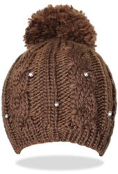 dy_mode Bommelmütze Damen Strickmütze mit Bommel günstig online kaufen