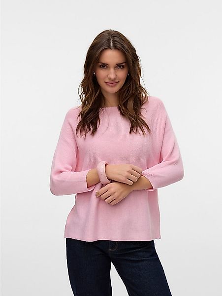 Vero Moda 3/4 Arm-Pullover VMNORA 3/4 BOATNECK BLOUSE NOOS mit Fledermausär günstig online kaufen