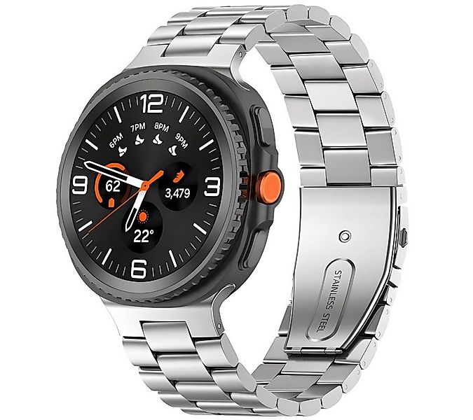 SmartUP Smartwatch-Armband für Samsung Galaxy Watch 8 / 8 Classic Metall Ed günstig online kaufen