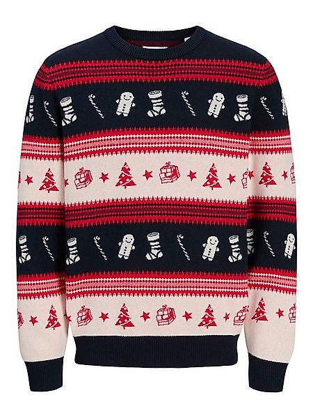Jack & Jones Strickpullover JJXMAS NOEL KNIT CREW NECK günstig online kaufen