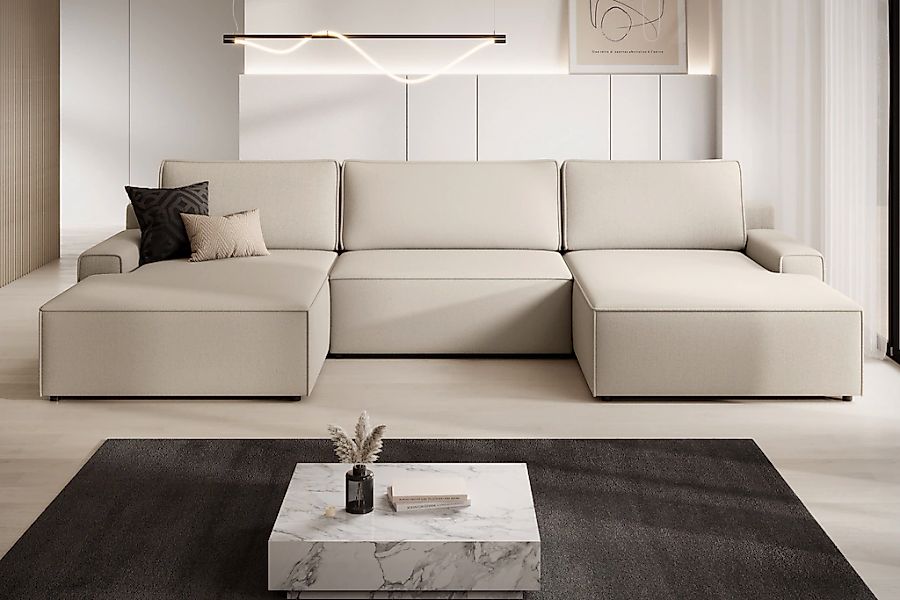 TRENDMANUFAKTUR Wohnlandschaft "Challenge, Schlafsofa mit Bettkasten, Couch günstig online kaufen