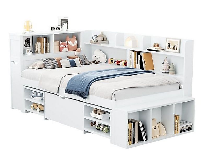SeedWave Einzelbett Multifunktionales Kinderbett 90x200cm mit günstig online kaufen