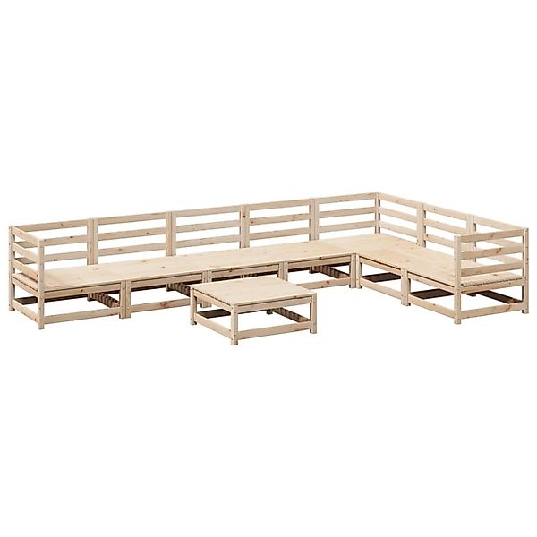 vidaXL 8-Tlg Garten-Sofagarnitur Massivholz Kiefer 3299474 günstig online kaufen