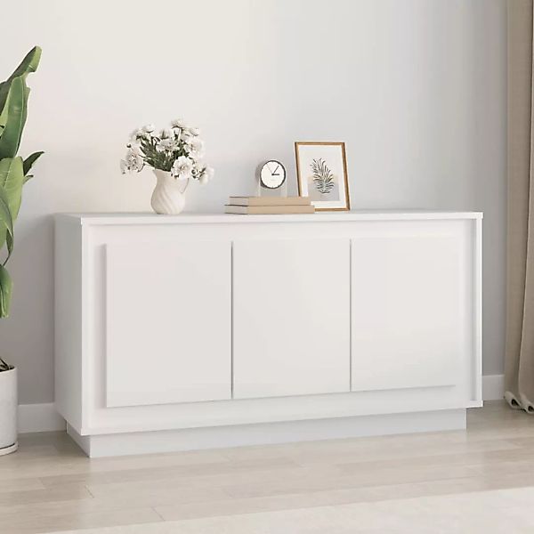 Vidaxl Sideboard Weiß 102x35x55 Cm Holzwerkstoff günstig online kaufen