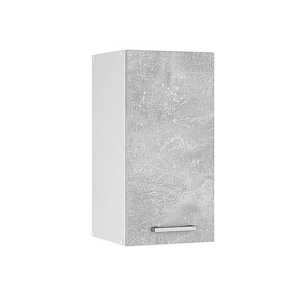 Vicco Hängeschrank R-Line Hängender Küchenschrank Beton/Weiß 30 cm günstig online kaufen