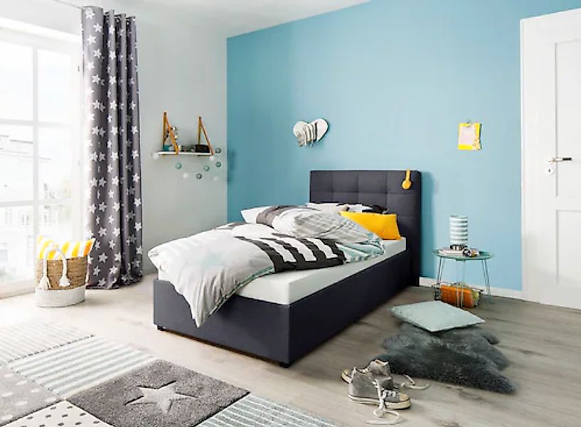 Lüttenhütt Polsterbett "Endres" mit Bettkasten, wahlweise ohne Matratze/Lat günstig online kaufen