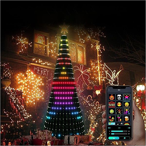 PRIISF Künstlicher Weihnachtsbaum LED Weihnachtsbaum Baummantel günstig online kaufen